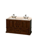 Wyndham Collection Rochester 60" Double Bathroom Vanity - Cherry WC-J231-60-DBL-VAN-CHE 7