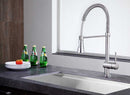 Anzzi Carriage Single Handle Standard Kitchen Faucet in Brushed Nickel KF-AZ211BN 3