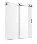 Anzzi Don Series 60 in. x 62 in. Frameless Sliding Tub Door in Brushed Nickel SD-AZ17-01BN 5