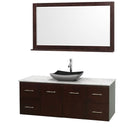 Wyndham Collection Centra 60" Single Bathroom Vanity Set for Vessel Sink - Espresso WC-WHE009-60-SGL-VAN-ESP 5