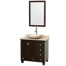 Wyndham Collection Acclaim 36" Single Bathroom Vanity for Vessel Sink - Espresso WC-CG8000-36-SGL-VAN-ESP 5
