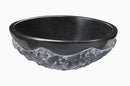 Anzzi Dragons Crest Vessel Sink in Black Jade