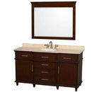 Wyndham Collection Berkeley 60" Single Bathroom Vanity - Dark Chestnut WC-1717-60-SGL-CDK 2
