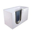 Ella's H93218NF Ultimate Acrylic Foot Massage+Heated Seat Walk-in Bathtub with Right Inward Swing Door, No Faucet, 2" Dual Drain, 30" x 60" x 38" White