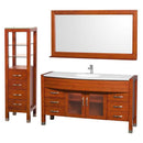 Wyndham Collection Daytona 60" Bathroom Vanity Set - Cherry WC-A-W2109-60-CH-SET 3