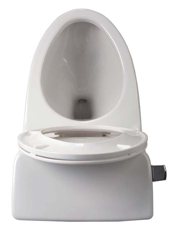Anzzi Zeus 1-piece 1.28 GPF Single Flush Elongated Toilet in White T1-AZ058 10