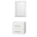Wyndham Collection Centra 24" Single Bathroom Vanity for Undermount Sinks - Matte White WC-WHE009-24-SGL-VAN-WHT- 6