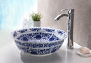 Anzzi Satui Series Vessel Sink in Décor White LS-AZ8205 4