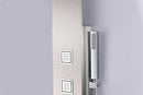 Anzzi VISOR Series 60 in. Full Body Shower Panel System with Heavy Rain Shower and Spray Wand in Brushed Steel 5