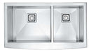 Anzzi ELYSIAN Series 36 in. Farm House 60/40 Dual Basin Handmade Stainless Steel Kitchen Sink 5