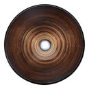 Anzzi Posh Series Deco-Glass Vessel Sink in Radial Umber LS-AZ284 3