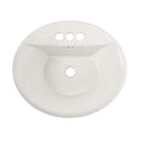 American Standard 0405.004EC.020 Tropic Self-Rimming Bathroom Sink and in White