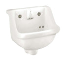 American Standard 0421.018.020 Prison Wall-Mount Bathroom Sink in White