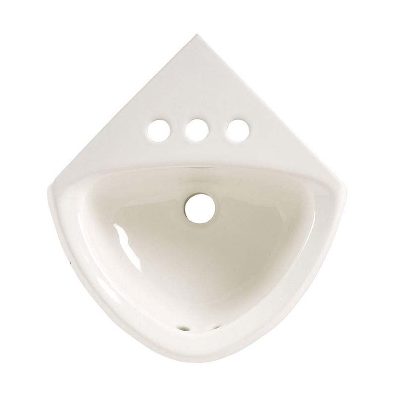 American Standard 0451.021.020 Corner Minette Wall-Mount Bathroom Sink in White