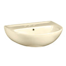 American Standard 0468.004.021 Evolution 5-1/2" Pedestal Sink Basin with 4" Faucet Center Holes in Bone