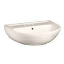 American Standard 0468.004.222 Evolution 5-1/2" Pedestal Sink Basin with 4" Faucet Center Holes in Linen