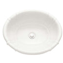 American Standard 0544.000.020 Ceramica Decorativa Self-Rimming Bathroom Sink in White