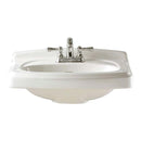 American Standard 0555.104.020 Portsmouth 10" Pedestal Sink Basin in White