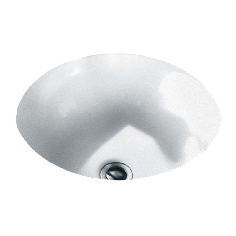 American Standard 0630.000.020 Orbit Undermount Bathroom Sink in White