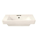 American Standard 0641.004.222 Boulevard 24" Pedestal Sink Basin with 4" Faucet Centers in Linen