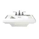 American Standard 0790.004.020 Town Square Pedestal Sink Basin with Faucet Spacing in White