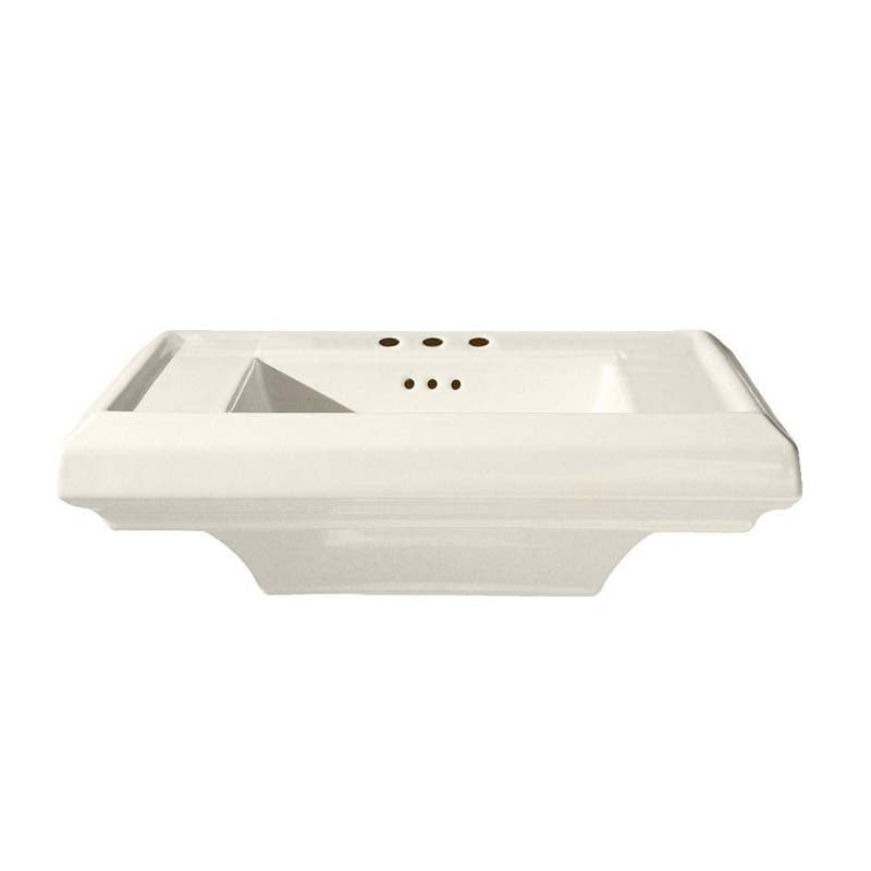 American Standard 0790.008.222 Town Square Pedestal Sink Basin with 8" Faucet Holes in Linen