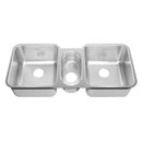 American Standard 16TB.411900.073 Prevoir Undermount Brushed Stainless Steel 41" x 18.75" x 9" 0-Hole Triple Bowl Kitchen Sink