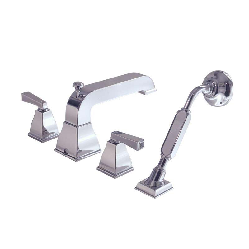 American Standard 2555.901.002 Town Square 2-Handle Deck-Mount Roman Tub Faucet with Hand Shower in Polished Chrome