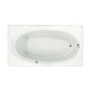 American Standard 2645V.068C.020 Evolution Oval 5.5 ft. Air Bath Tub in White