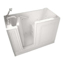 American Standard 2651.114.WLW Left Hand Drain Walk-In Whirlpool Tub with Quick Drain in White