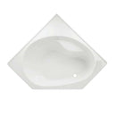 American Standard 2664.102.020 Scala Corner 5 ft. x 5 ft. Bathtub with Right-Hand Drain in White