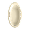 American Standard 2709.002.021 Ellisse Oval 5.77 ft. Reversible Drain Soaking Tub in Bone