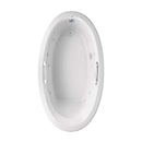 American Standard 2709.048WC.K2.020 Ellisse Oval EcoSilent 5.7 ft. Whirlpool Tub with Chromatherapy in White