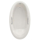American Standard 2709.448WC.K2.020 Ellisse Oval EcoSilent 5.83 ft. Whirlpool and Air Bath Tub in White