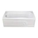 American Standard 2740.118.020 Colony 5 ft. Whirlpool Tub with Right-Hand Drain in White