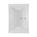American Standard 2742.048WC.K2.020 Town Square EcoSilent 6 ft. Whirlpool Tub with Chromatherapy in White