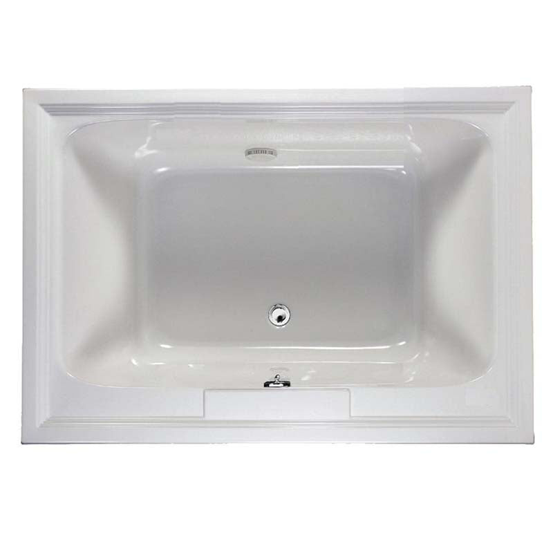American Standard 2748.002.020 Town Square 5 ft. Acrylic/Fiberglass Bathtub with Reversible Drain in White