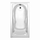 American Standard 2770.002.020 Cadet 5 ft. Acrylic Bathtub with Reversible Drain in White