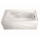 American Standard 2776.102.222 Cadet 5 ft. Right Drain Integral Apron Bathtub in Linen