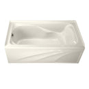 American Standard 2776.202.222 Cadet 5 ft. Left-Hand Drain Integral Apron Bathtub in Linen