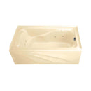 American Standard 2776.218WC.021 Cadet 5 ft. Left Drain Integral Apron EverClean Whirlpool Tub in Bone