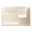 American Standard 3060.SH.LL 5 ft. Left Drain Seated Shower in Linen