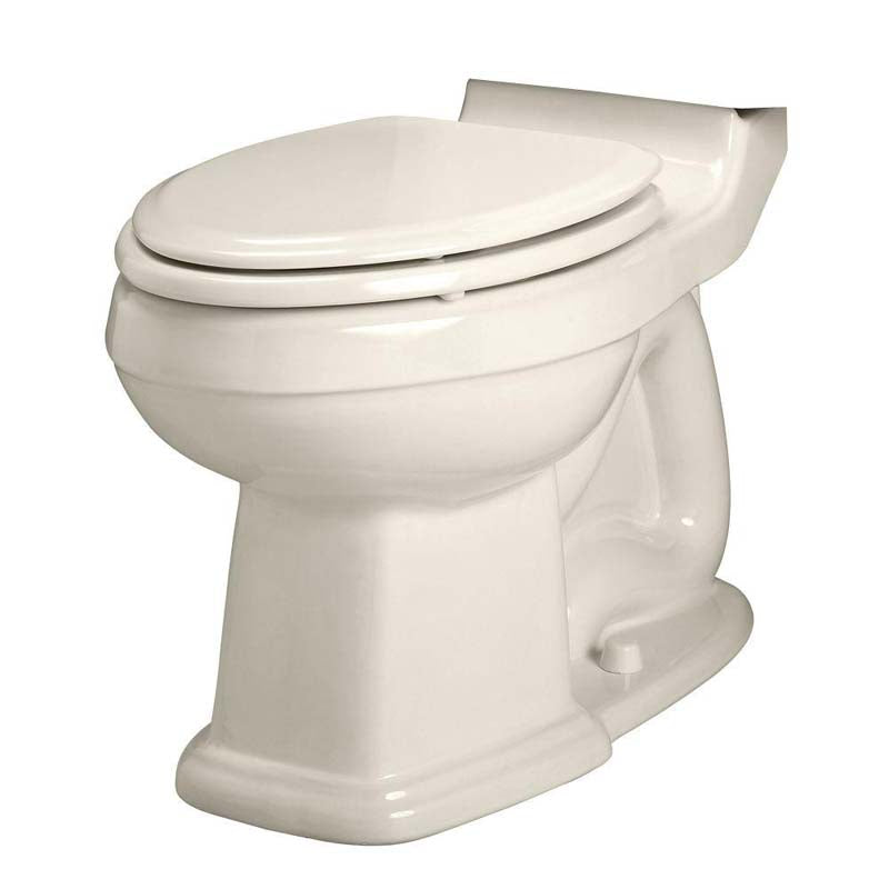 American Standard 3177.016.222 Portsmouth Champion Right Height Elongated Toilet Bowl Only Less Seat in Linen