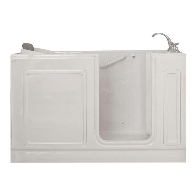 American Standard 3260.214.CRW 5 ft. Right Hand Drain Walk-In Whirlpool Tub with Quick Drain in White
