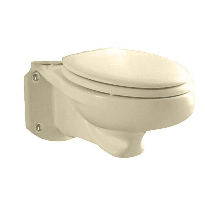 American Standard 3402.016.021 Glenwall Elongated Pressure Assist Toilet Bowl Only in Bone