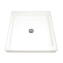 American Standard 3636.ST.020 36-3/16" x 36" Single Threshold Shower Base in White