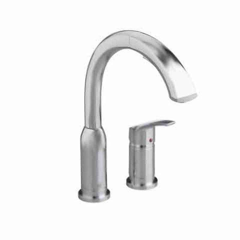 American Standard 4101.350.075 Arch Single-Handle Pull-Out Sprayer Kitchen Faucet in Stainless Steel