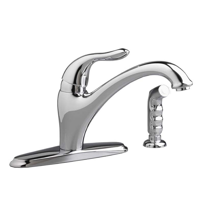 American Standard 4114.001.002 Lakeland Single-Handle Side Sprayer Kitchen Faucet in Polished Chrome