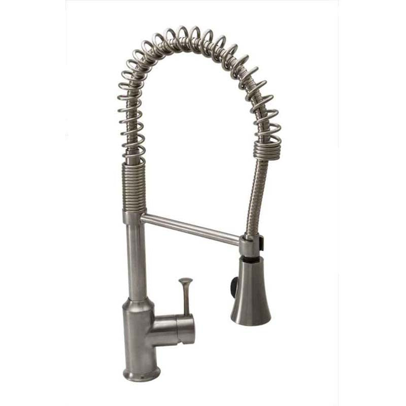 American Standard 4332.350.075 Pekoe Semi-Professional Single-Handle Pull-Down Sprayer Kitchen Faucet in Stainless Steel