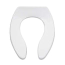 American Standard 5905.100.020 Commercial Heavy-Duty Elongated Open Front Toilet Seat in White